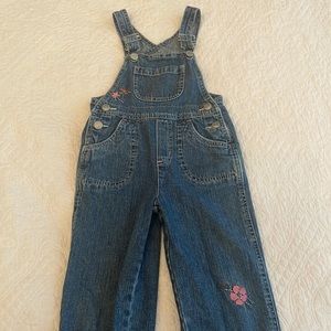 Genuine kids from OSHKOSH Girls denim overalls 4T